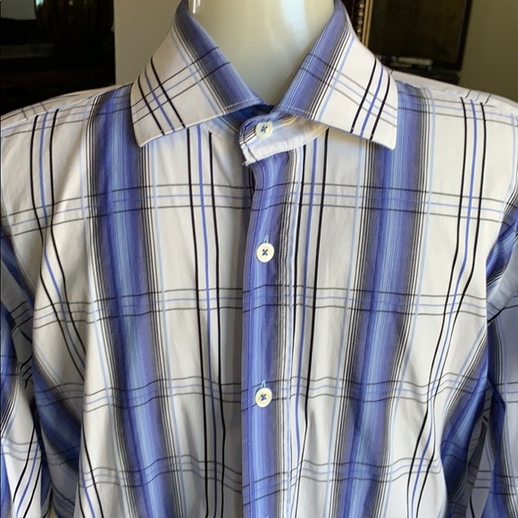 Bugatchi Mens Long Sleeve Shirt - Picture 2 of 5